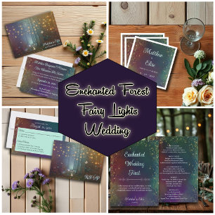 Whimsical Woodland Enchanted Forest Wedding RSVP