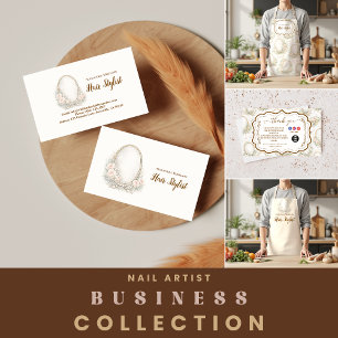 Tablier Coiffeur Salon Fleur Romantique