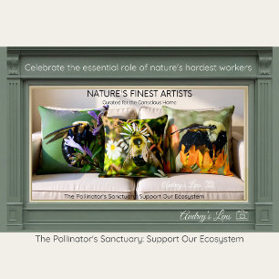 Coussin Bourdon sur Asclépiade tubéreuse