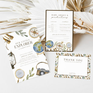 Carte De Remerciements Little Explorer Adventure Neutral