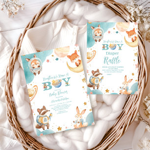 Invitation Houston Nous Avons Un Garçon Baby shower Espace Ex