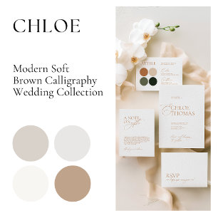 3 Jours Mariage Itinéraire Élégant Script Moderne