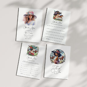 Carte De Remerciements Cadeaux de Mariage Inspirés du Derby "En Route ver