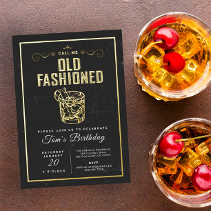 Dessous-de-verre Carré En Papier Appelez-moi Whiskey Cocktail Anniversaire