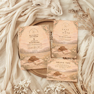 Invitation Mariage Souvenir de Prairie Occidentale