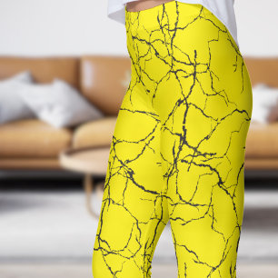Leggings Motif blanc et noir chic