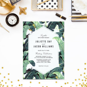 Invitation Plantation tropicale Destination Mariage Invitatio