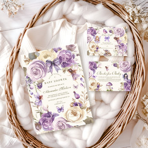 Serviette En Papier Fairy Woodland Baby shower fille