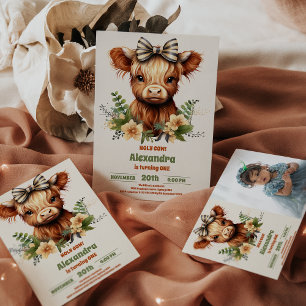 Assiettes En Carton Ferme Saint Vache Highland 1er anniversaire