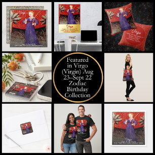 Aimant Symbole Virgin Zodiac fête d'anniversaire