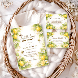 Carte D'accompagnement Tirage au sort de la couche abeille miel citron so