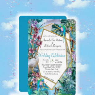 Carte Postale Faire-part Paysage tropical