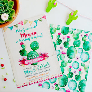 Invitation Baby shower Fiesta
