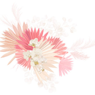 Dusty Green Tropical Orchid Faire-part de mariage