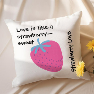 Tasse 2 Couleurs Strawberry Sweet Love – Trio Minimal de Baies sur 