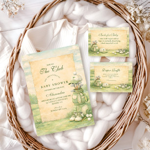 Invitation Baby Shower Club de Golf Classique