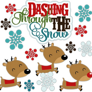 Magnet Flexible Joyeux Noël Chihuahua avec Père Noël