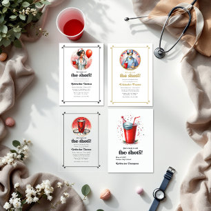 Invitation "Appelez les chaussures" Parti de la graduation en