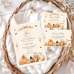 Carte D'accompagnement Little Boo Est Presque Prête Tirage au Sort de Cou