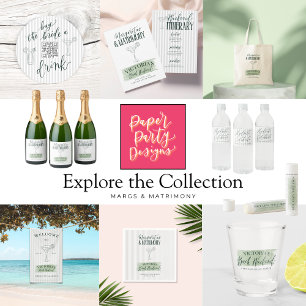 STICKER ROND MARGS & MATRIMONY ACHETER LA BRIDE A BOIRE BACH PA