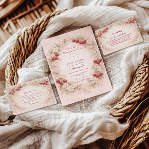 Serviette En Papier Jardin de Cerisiers Vintage pour une Baby Shower d