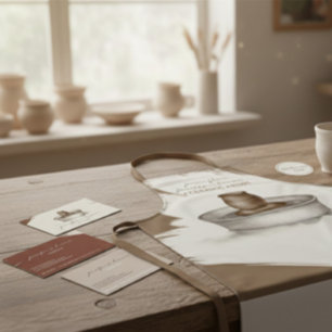 Carte De Visite Carré Carrelage en mosaïque bleu marine