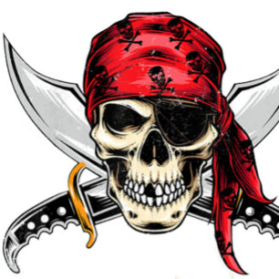 Pirate 50th Birthday Party Invitation