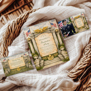 Invitation Cérémonie de remise des diplômes militaires formel