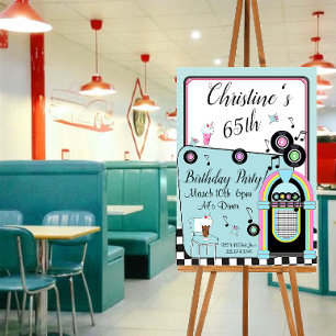 Invitation Retro Photo Anniversaire n'importe quel âge, année