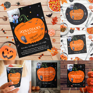 Halloween Costume Enfants Fête Budget Invitation