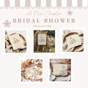 Sticker Rond Un nouveau chapitre commence la douche citrouille