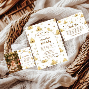 Carte De Remerciements Doux comme peut être une abeille sauvage pour un a