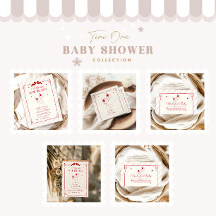 Carte D'accompagnement Tini Mignonne Un Est En Chemin Baby shower