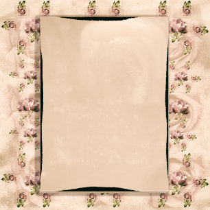 Faire-part de mariage Rose vintage