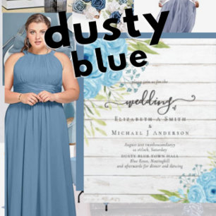 Budget Mariage Dusty Blue Rose