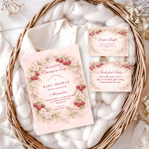 Carte D'accompagnement Tirage au sort de couches de jardin Cerise sur le 