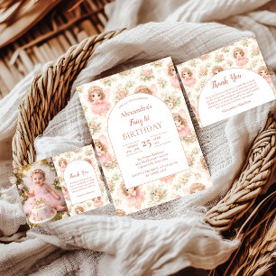 Carte De Remerciements Livre d'histoires pour le 1er anniversaire de Phot