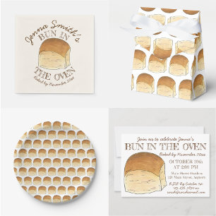 Invitation Célébrez le pain dans le four Nouvelle douche bébé