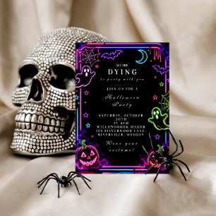 Tote Bag Fête élégante d'Halloween néon