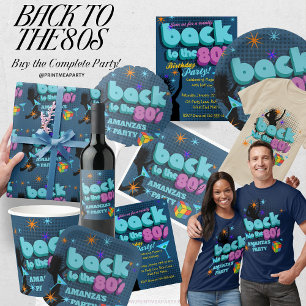 Invitation Retour à l'invitation de la fête d'anniversaire de