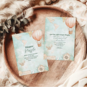 Serviette En Papier Watercolor Adventure Attend le Baby shower des sex