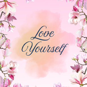 Tapis de souris esthétique Love Yourself