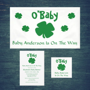 Serviette En Papier O'Baby St Patrick's Day Baby shower