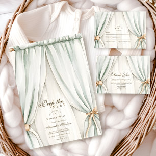 Invitation Baby shower de la partie de nidification neutre po