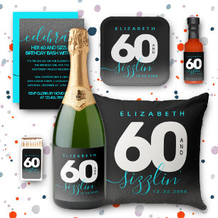 Coussin Moderne Girly Ice Blue 60 et Sizzling