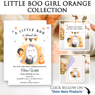 Sachets En Papier Petite Fille Fantôme Halloween Baby shower Favoris
