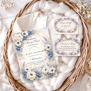Invitation Jardin Histoires de Myrtilles Baby Shower