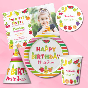 Invitation Twotti frutti 2ème anniversaire PHOTO