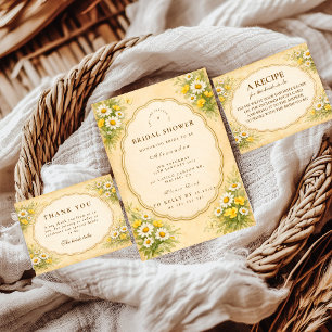 Serviette En Papier Mariage champêtre fleuri de marguerites vintage