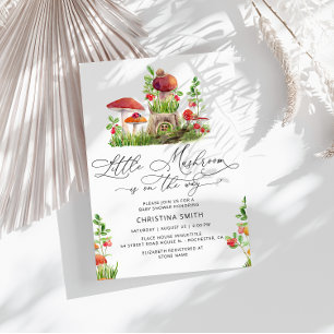 Carte D'accompagnement Champignons rustiques en bois Comment Big maman's 